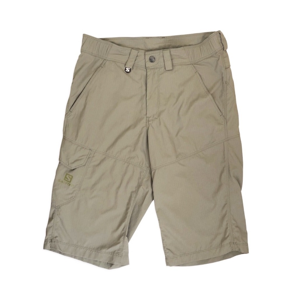 Salomon Actilite Lightweight Khaki Cargo Hoking Shorts Size 30 Mens A8